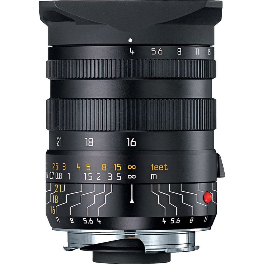 Leica tri elmar 16 18 21mm f4 lens