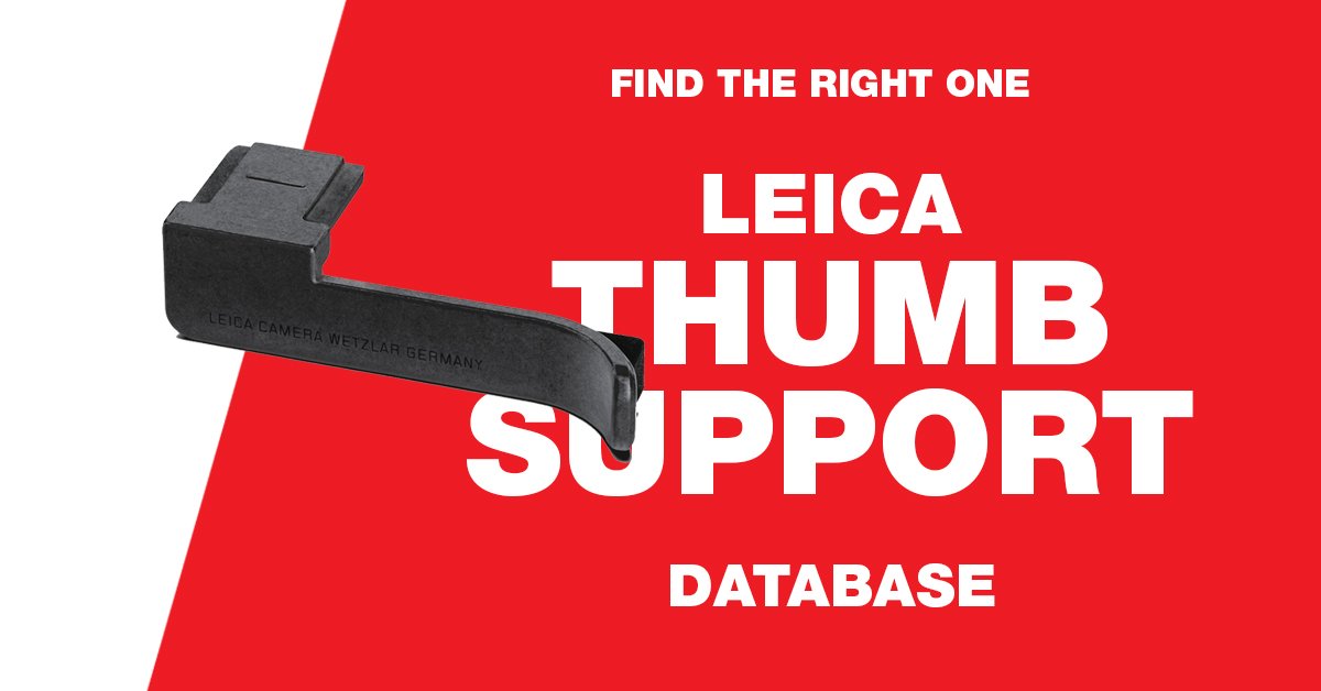 Leica thumb support graphic