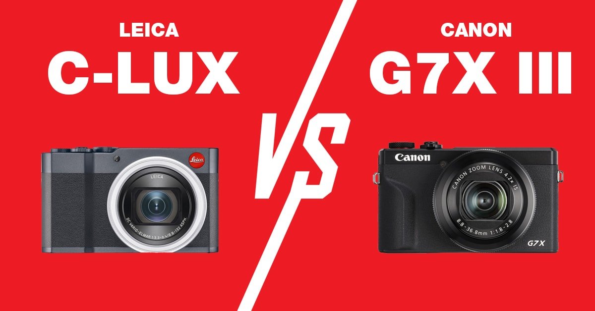 Leica C-lux vs Canon G7x III graphic