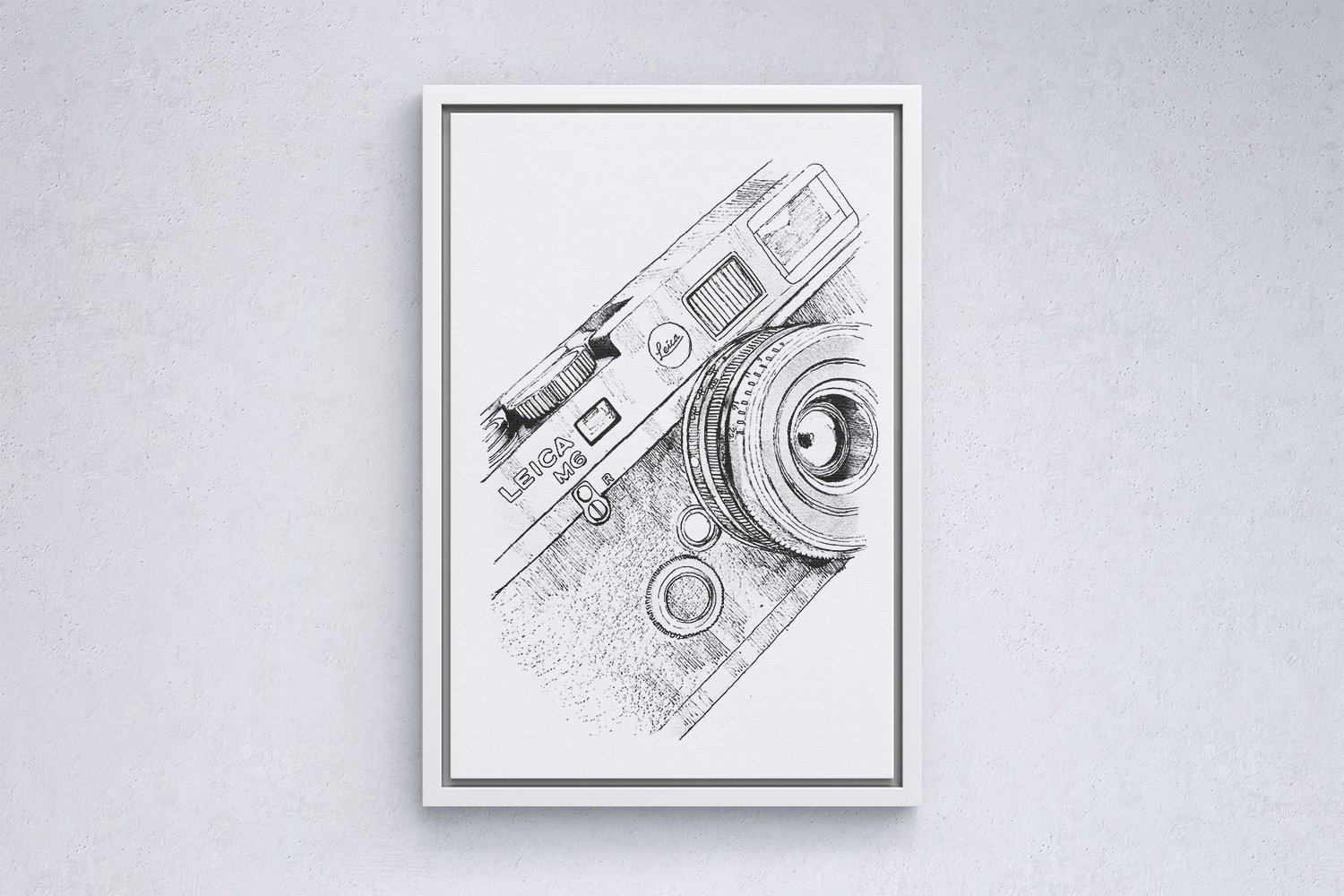 Leica poster M6 sketch