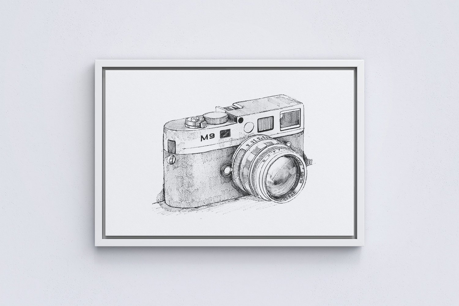Leica poster M9 sketch