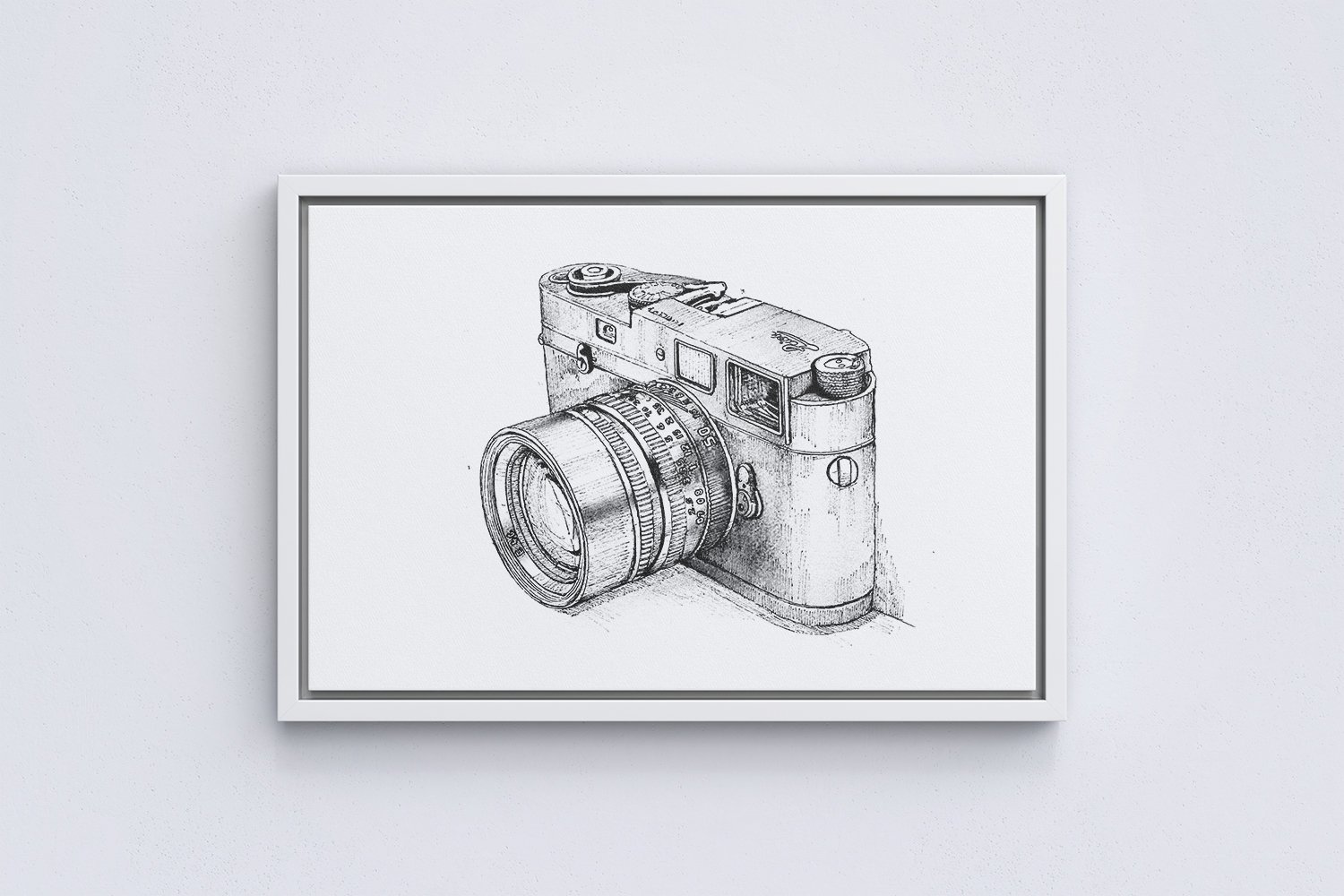 Leica poster MP sketch
