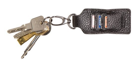 Barber Shop SD card keychain
